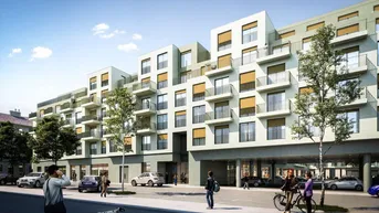 Expose 2-Zimmer-Dachgeschoßwohnung mit umlaufender Terrasse - zu mieten in Niedrigenergiehaus in 1110 Wien