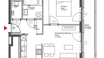 Expose 2-Zimmerwohnung mit Balkon - zur Miete - in 8020 Graz