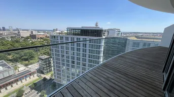 Expose BelView Apartments: Wohnen mit 22 m² Balkon und 2-Zimmern im 18. Stock - zu mieten in 1100 Wien