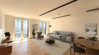 Expose 3-Zimmer-Erdgeschoßwohnung mit Terrasse – Erstbezug in den DC Flats - zu mieten in 1220 Wien