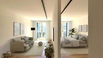 Expose Smarte 1 1/2 Zimmer-Wohnung – Erstbezug in den DC Flats - zu mieten in 1220 Wien