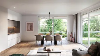 Expose Exklusiv und nachhaltig Wohnen in Grünruhelage beim Wienerwald - Gartenwohnungen und Penthouses - provisionsfrei zu kaufen in 1140 Wien