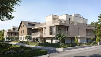 Expose Exklusiv und nachhaltig Wohnen in Grünruhelage beim Wienerwald - Gartenwohnungen und Penthouses - provisiosnfrei zu kaufen in 1140 Wien