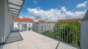 Expose Erstbezug. Hochwertige Drei-Zimmer-Dachgeschoßwohnung mit Balkon – Sofort verfügbar -zu mieten in 1170 Wien