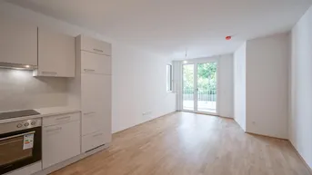 Expose Erstbezug. Sofort verfügbar: Hochwertige Drei-Zimmer-Wohnung mit Balkon – zu mieten in 1170 Wien