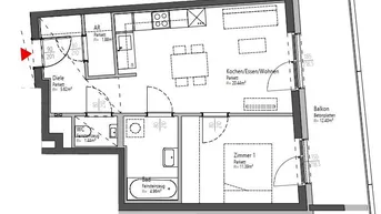 Expose Charmante 2-Zimmer Wohnung - mit perfekter Anbindung ins Zentrum - 8020 Graz