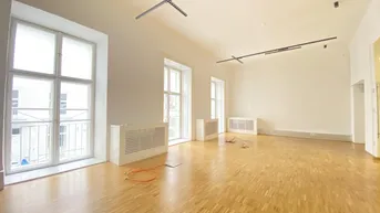 Expose Wohnen und Arbeiten im historischen Palais - Fläche im Hochparterre - ehemalige Büroeinheit im Botschaftsviertel - zu kaufen in 1040 Wien