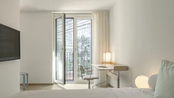 Expose Smarte 1,5 Zimmer-Wohnung – Erstbezug in den DC Flats - zu mieten in 1220 Wien