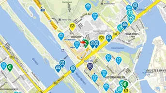 Expose Sonnige 1 1/2 Zimmer-Wohnung – Erstbezug in den DC Flats - zu mieten in 1220 Wien
