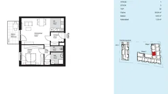 Expose 2-Zimmer-Neubauwohnung mit Balkon in 1210 Wien zu mieten
