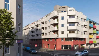Expose 3-Zimmer-Erdgeschoßwohnung mit Terrasse und großem Abstellraum – Erstbezug in Niedrigenergiehaus - in 1110 Wien zu mieten