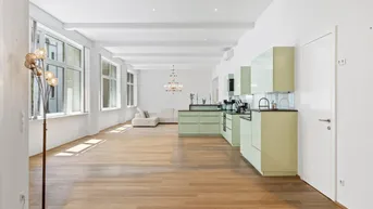 Expose Derzeit in Sanierung befindlich: Exklusive Altbauwohnung mit Terrasse, Garagenstellplatz und Fitnessraum in ruhiger Innenhoflage mitten im 7. Bezirk - Raumhöhe 3,70m