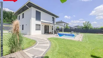 Expose Attersee - Nähe ! Neuwertiges EFH Smarthome mit Pool 