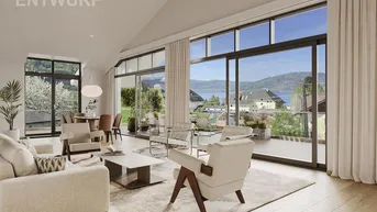 Expose Neubau - exklusiv : Seeblick-Penthouse in Schörfling am Attersee