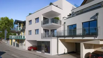 Expose Erstbezug mitten in Mondsee: Moderne 3-Zimmer-Wohnung mit Balkon und Tiefgarage!