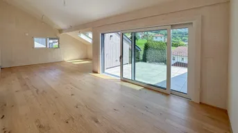 Expose Traumhafte Dachgeschoßwohnung in Steinbach am Attersee: Erstbezug mit Balkon und Terrasse!
