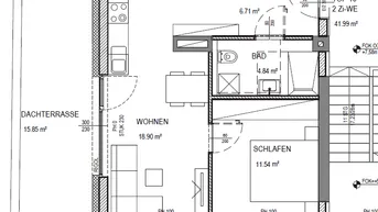 Expose Moderne 2-Zimmer Dachgeschosswohnung mit Terrasse in Linz