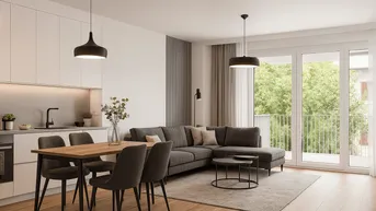 Expose NEUBAUPROJEKT ~ 2 Zimmerwohnung ~ 47 m² ~ Süd-Ost Ausrichtung ~ nahe U2 Aspern