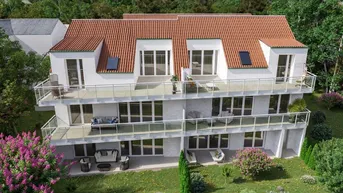 Expose LUXUS NEUBAU Ruhe- und Parklage! 4 Zimmer Terrassenwohnung inkl. 2 Terrasse in Baden - Innenstadt!