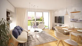 Expose LUXUS NEUBAU Ruhe- und Parklage! 3 Zimmer Gartenwohnungen inkl. Terrasse und Garten in Baden - Innenstadt!