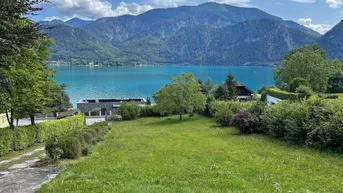 Expose Baugrundstück mit Badeplatz und traumhaftem Atterseeblick
