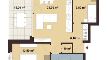 Expose Gemütliche 3-Zimmerwohnung I Whg C06