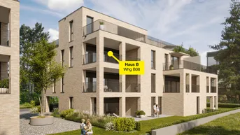 Expose 3-Zimmer-Terrassenwohnung in Stadtnähe | B08