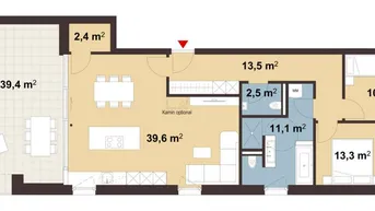 Expose 3-Zimmer-Dachgeschosswohnung mit Terrasse zum Wohlfühlen | A05