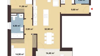 Expose 3-Zimmer-Terrassenwohnung | C04