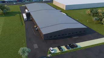 Expose Grundstück mit B Widmung- wir bauen Ihre Wunschhalle auch für LOGISTIKER