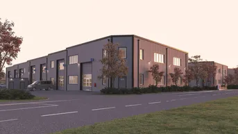 Expose Neue Gewerbehallen in mehreren Größen bezugsfertig Schlüsselfertig mit GRUNDEIGENTUM