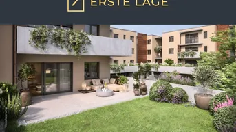 Expose ERSTE LAGE: Exklusive 3-Zimmer-Wohnung mit Terrasse und großzügiger Freifläche