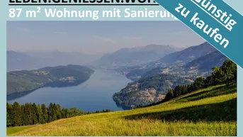 Expose GÜNSTIG ZU KAUFEN - 87 M² WOHNUNG MIT SANIERUNGSBEDARF