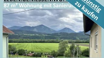 Expose GÜNSTIG ZU KAUFEN - 87 M² WOHNUNG MIT SANIERUNGSBEDARF