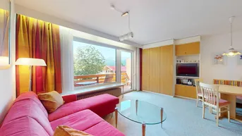 Expose Zentrumsnaher 2-Zimmer Freizeitwohnsitz in gepflegtem Apartmenthaus