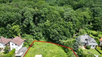 Expose Villenbaugrund (aufgeschlossen!) mit 962 m² in Weidlinger Ruhelage
