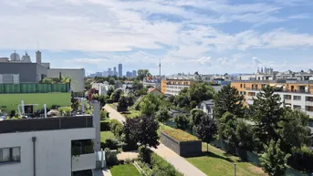 Expose Neuwertige 2-Zimmer-Wohnung mit 19m² Dachterrasse und Fernblick