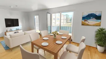 Expose 3 Zimmer-Wohnung mit Balkon am Fuße des Bisambergs