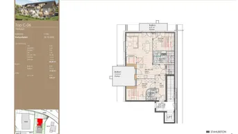 Expose 3-Zimmer-Dachgeschosswohnung / Top C6