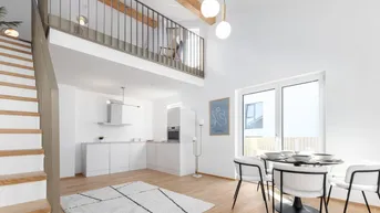 Expose Quartett Strass, Top 1.11: 3,5-Zimmer Galeriewohnung, Wohlfühlen auf zwei Ebenen
