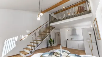Expose Quartett Strass, Top 1.8: 3,5-Zimmer Galeriewohnung, Wohlfühlen auf zwei Ebenen