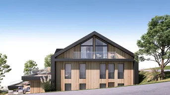 Expose Exklusive NEUBAUWOHNUNG in sonniger und ruhiger Bestlage von Bad Gastein. 44m² große Ost-Süd-West Terrasse, raumgreifender und nachhaltig bepflanzter rundum Grünbereich.