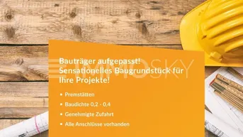 Expose Bauträger aufgepasst! Sensationelle Baugrundstück für Ihre Projekte