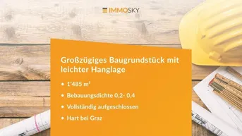 Expose Großzügiges Baugrundstück mit leichter Hanglage