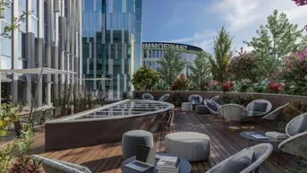 Expose Eigene Büro-Etage mit großer Terrasse: modern, grün, effizient und perfekt in Balance im Urban Garden