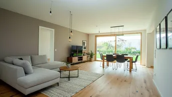 Expose Gartenwohnung mit Süd-West Garten in absoluter Grünruhelage und zugleich Nähe zu Wien - ERSTBEZUG.