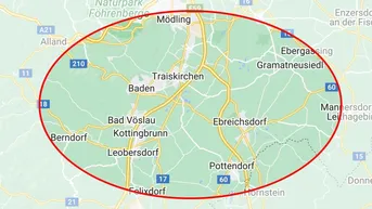 Expose Bezirk Baden / Gewerbegrundstück ca. 40.000 m² (nicht teilbar) zu kaufen