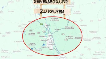 Expose Bezirk Leibnitz: aufgeschlossenes Gewerbegrundstück ca. 4.000 m² zu kaufen