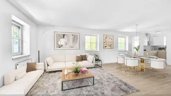 Expose  Lichtdurchflutete Maisonette in Seenähe mit Terrasse und Tiefgaragenstellplatz