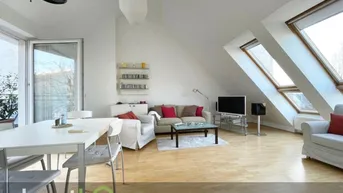 Expose Mitten im 7.: Super-Dachwohnung mit Terrasse in Grünruhelage